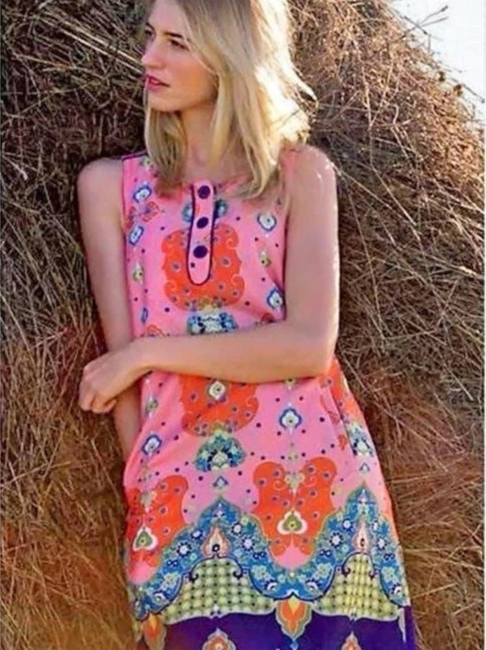 Maeve Retro Orava Shift Dress size 2